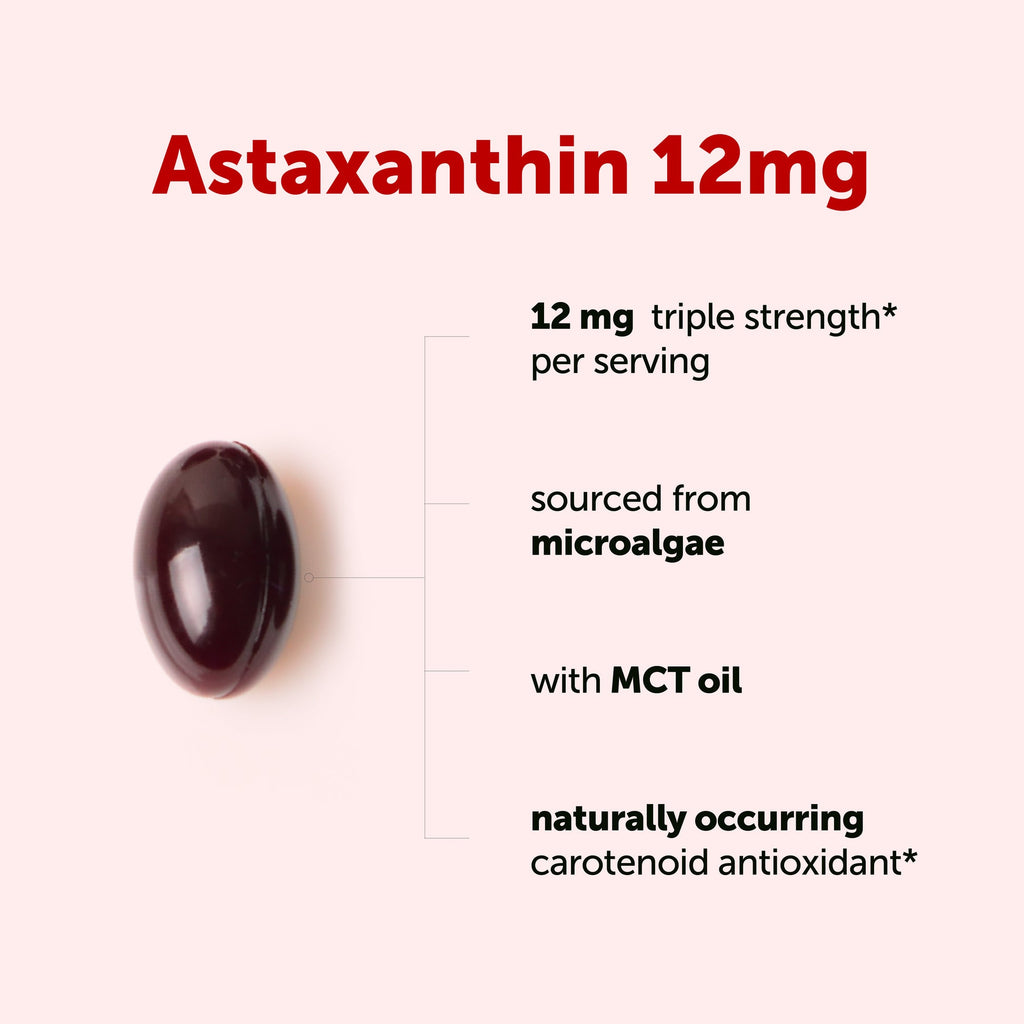 Astaxanthin 12mg softgels