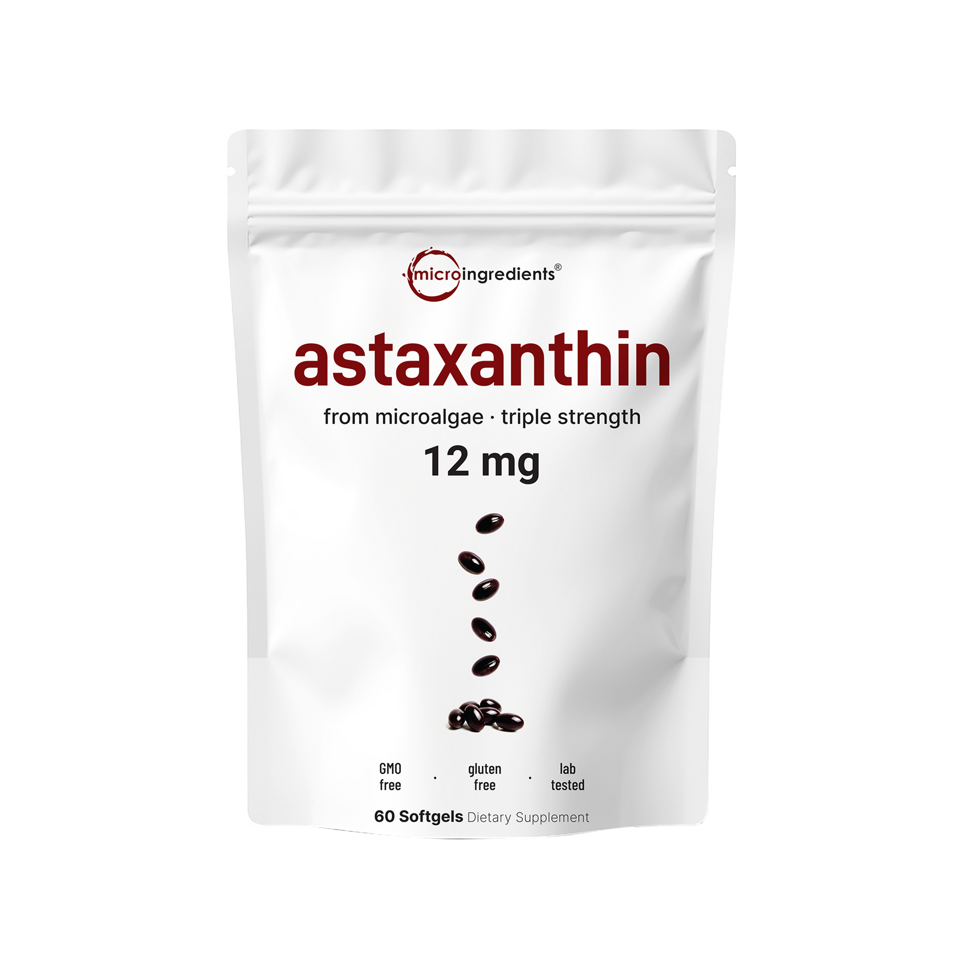 Astaxanthin 12mg softgels