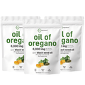 3-Pack of 300 Softgels Micro Ingredients Oregano Oil with Black Seed Oil