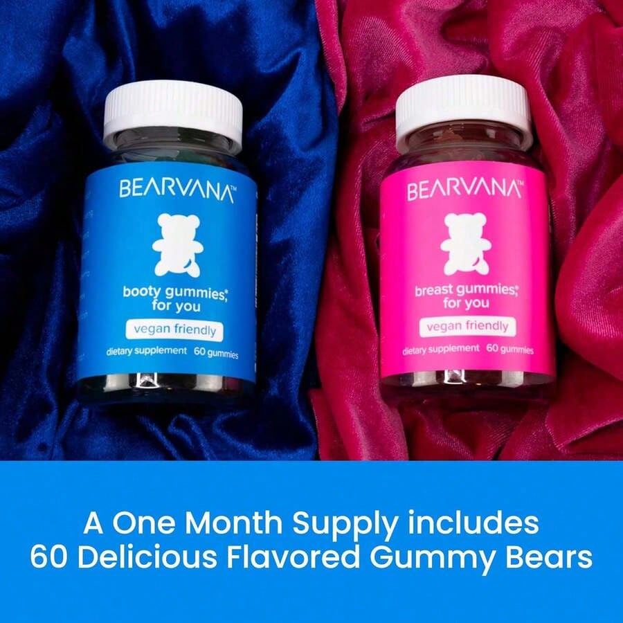 BEARVANA Berry Gummies For Women - All-In-One Nutrition | Herbal Boost Multivitamin With Daily Fitness Support | 2-Pack Value With Free Shipping