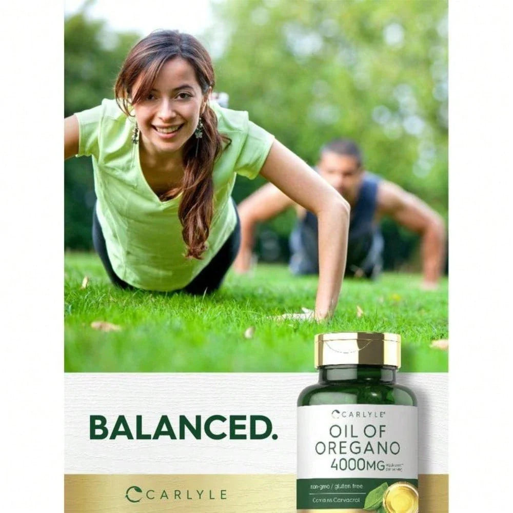 Carlyle Oregano Oil 4000mg Supplement | 150 Softgel Capsules | Contains Carvacrol | Non-GMO & Gluten Free Formula