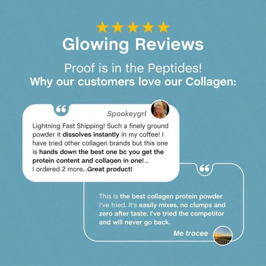 NeoCell Collagen Bio-Peptides Powder 20oz - Grassfed Protein Supplement - Advanced With 18 Essential Amino Acids
