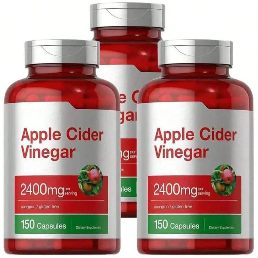 Horbaach Apple Cider Vinegar Capsules | 2400mg Per Serving | Non-GMO, Gluten-Free | 150 Capsules | Dietary Supplement