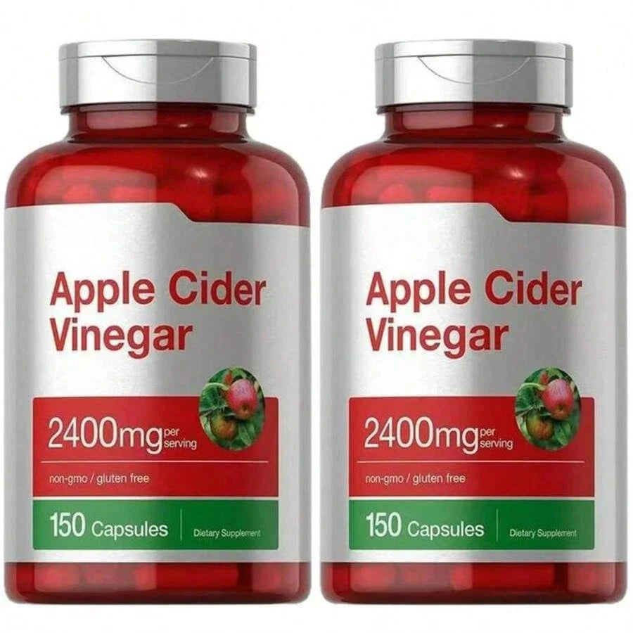 Horbaach Apple Cider Vinegar Capsules | 2400mg Per Serving | Non-GMO, Gluten-Free | 150 Capsules | Dietary Supplement