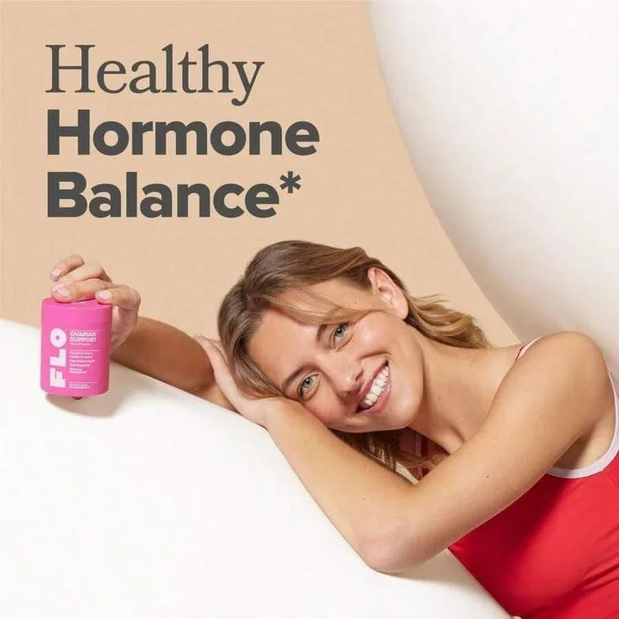 FLO Ovarian Health Support Hormone Balance Supplement For Women 90 Vegan Capsule