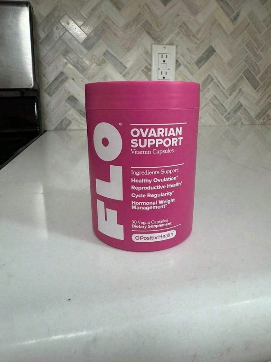 FLO Ovarian Health Support Hormone Balance Supplement For Women 90 Vegan Capsule