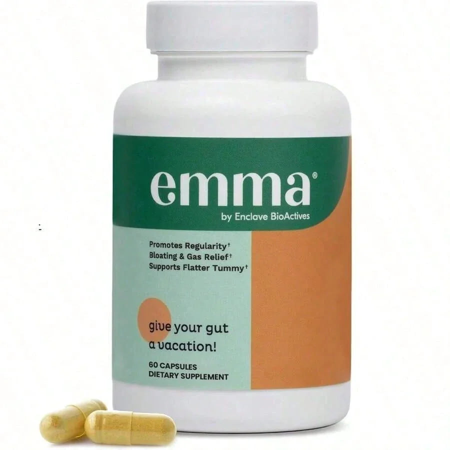 Emma Gut Supplement - 60 Capsules - Repairs Leaky Gut With Magnesium, Berberine, Vitamin D, Quercetin & More