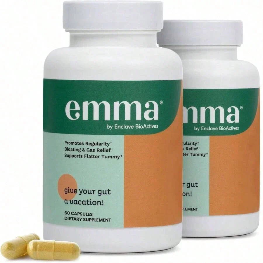 Emma Gut Supplement - 60 Capsules - Repairs Leaky Gut With Magnesium, Berberine, Vitamin D, Quercetin & More