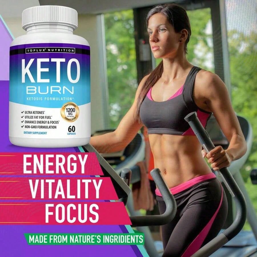 Keto Burn Advanced - Rapid Ketosis Support Formula (60 Veg Caps)