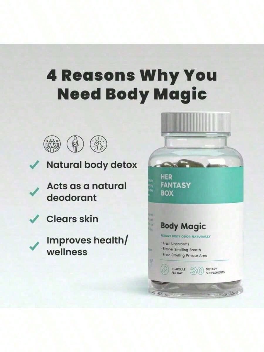 Her Fantasy B.Ox Women's Complete Health Bundle: Slippery Box For Moisture,Probiotics & Boric Acid Suppositories For PH Balance, Chlorophyll Capsules For Detox & Gut Health