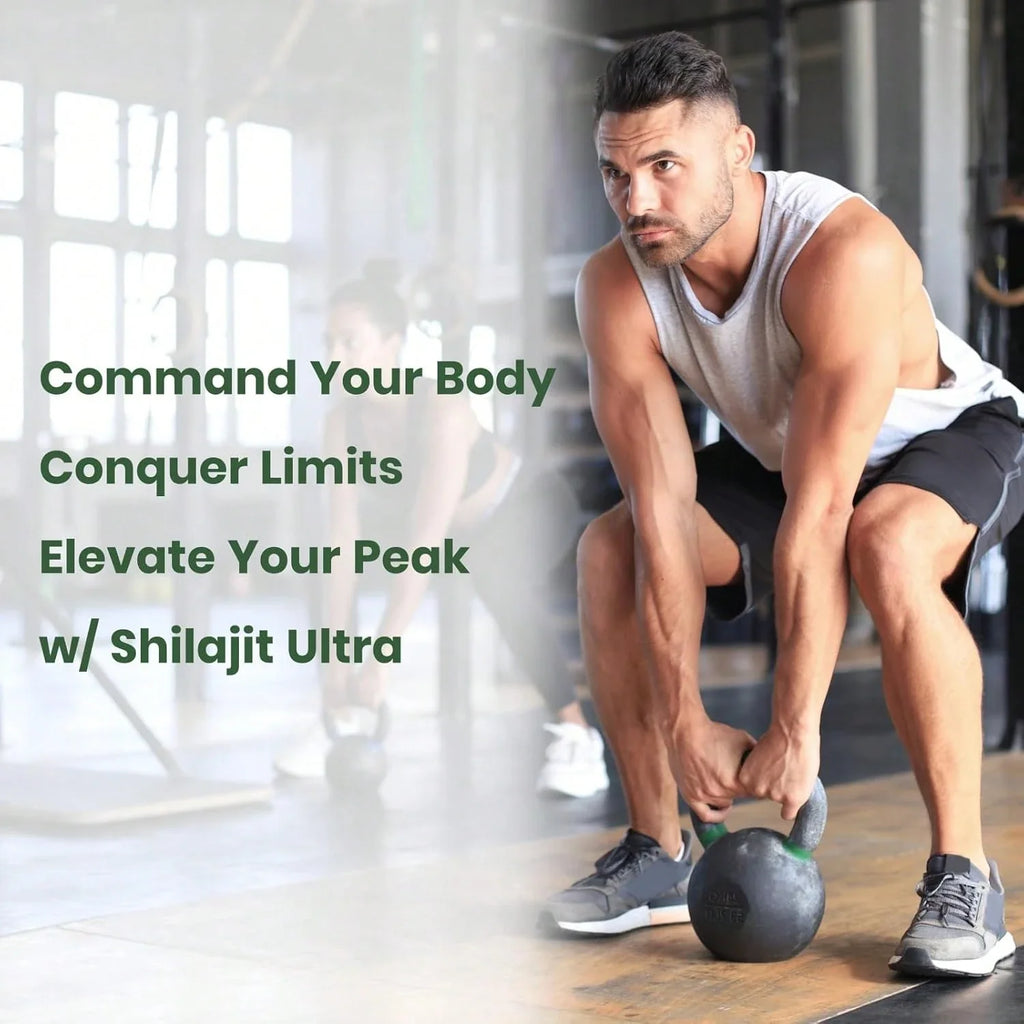 Shilajit For Men Women, Shilajit With Naturally Fulvic Acid & L-Arginine, Himalayan Shilajits For Extra Power, Stamina & Immune Support, Non-GMO, Made In USA, 60 Capsules, 1,300mg Per Serving