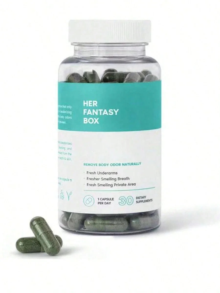 Chlorophyll Capsules – Vegan Detox & Digestion Support, Gut & Skin Health, 30 Capsules (200 Mg)