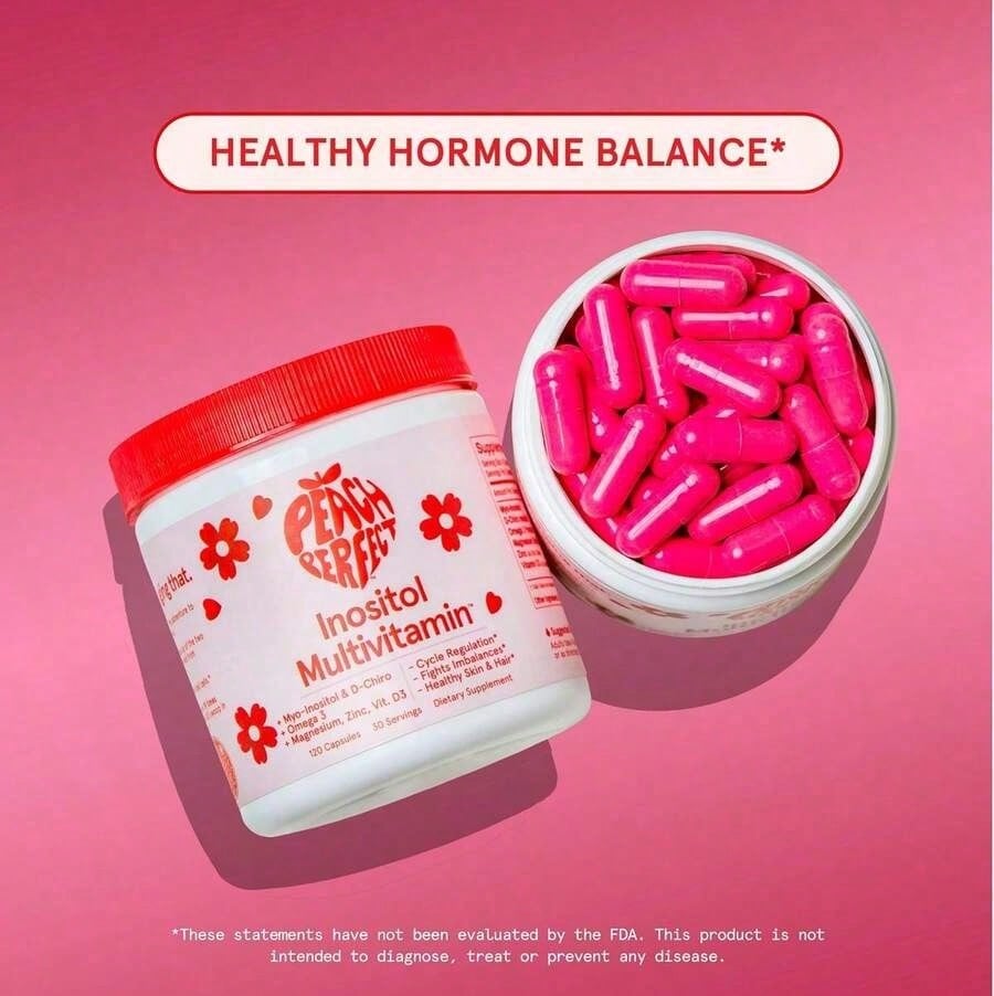 Inositol Powder Multivitamin, Pink Lemonade Flavor – 4g Myo & D-Chiro Inositol, DIM, Zinc, Magnesium Glycinate, Vitamin D3 – Supports Women's Health, Cycle, Energy[Free Shipping ]
