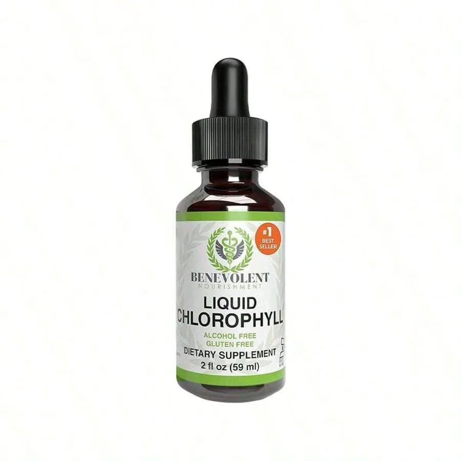 Miriyalyad Chlorophyll Supplement, Detox & Immune Support, Internal Deodorizer - Liquid Drops, Natural Mint Flavor, 4 Month Supply, 59ml[Free Shipping ]