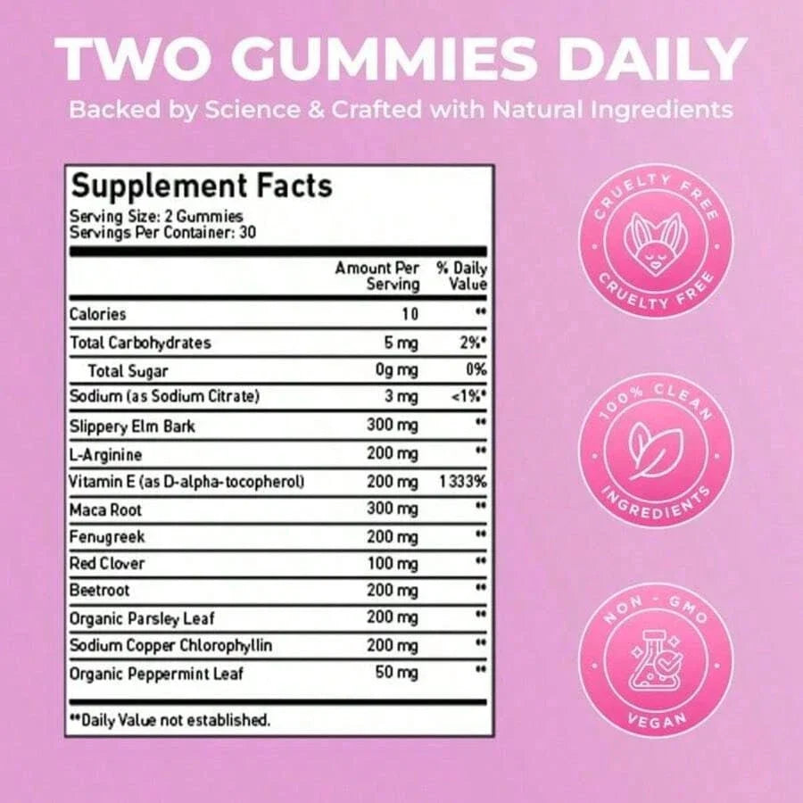 ProYoni Pheromone Gummies - Enhances Your Natural Pheromones From Within - 60 Count Mixed Berry Flavor