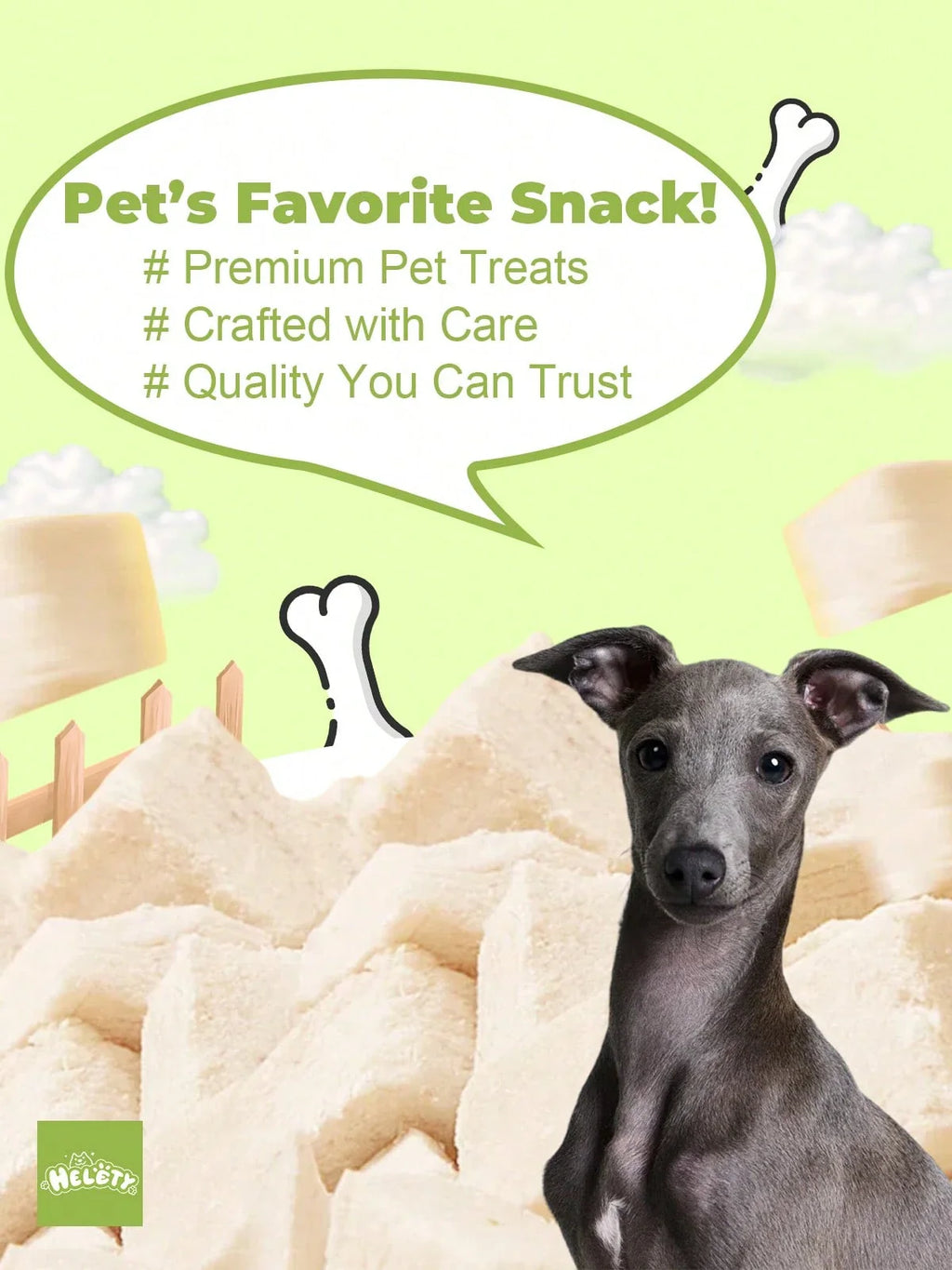 helety 100g/200g/400g/600gCat And Dog Snacks, Chicken Freeze-Dried Dog Mixed Snacks, Cat Grinding Snacks, Interactive Pet Snacks