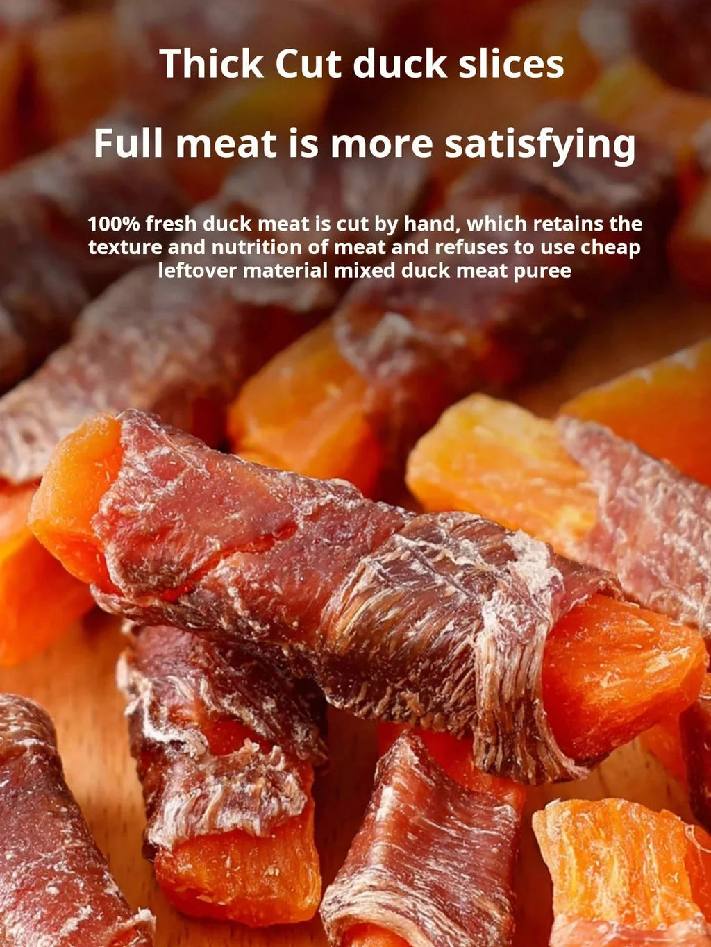 helety Pet Snacks-Chicken Or Duck Roasted Sweet Potato