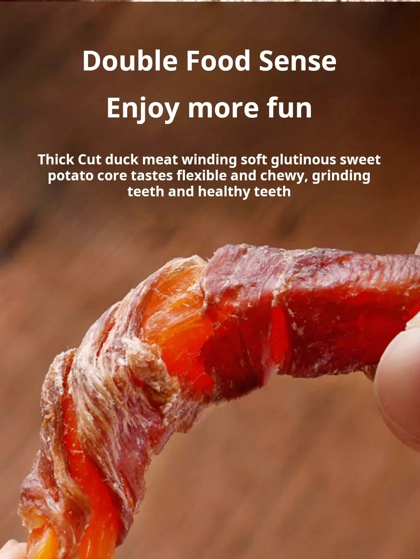 helety Pet Snacks-Chicken Or Duck Roasted Sweet Potato