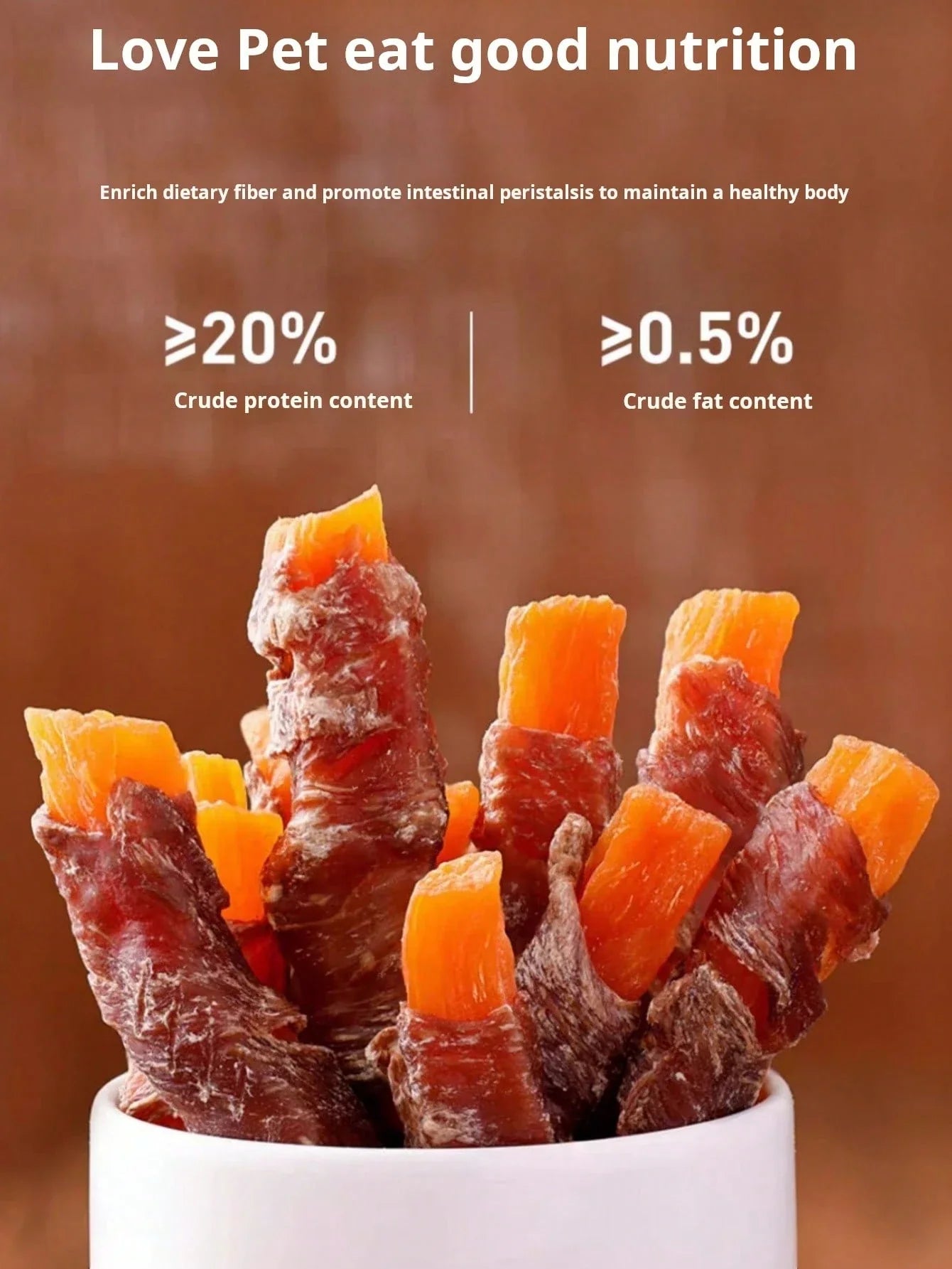 helety Pet Snacks-Chicken Or Duck Roasted Sweet Potato