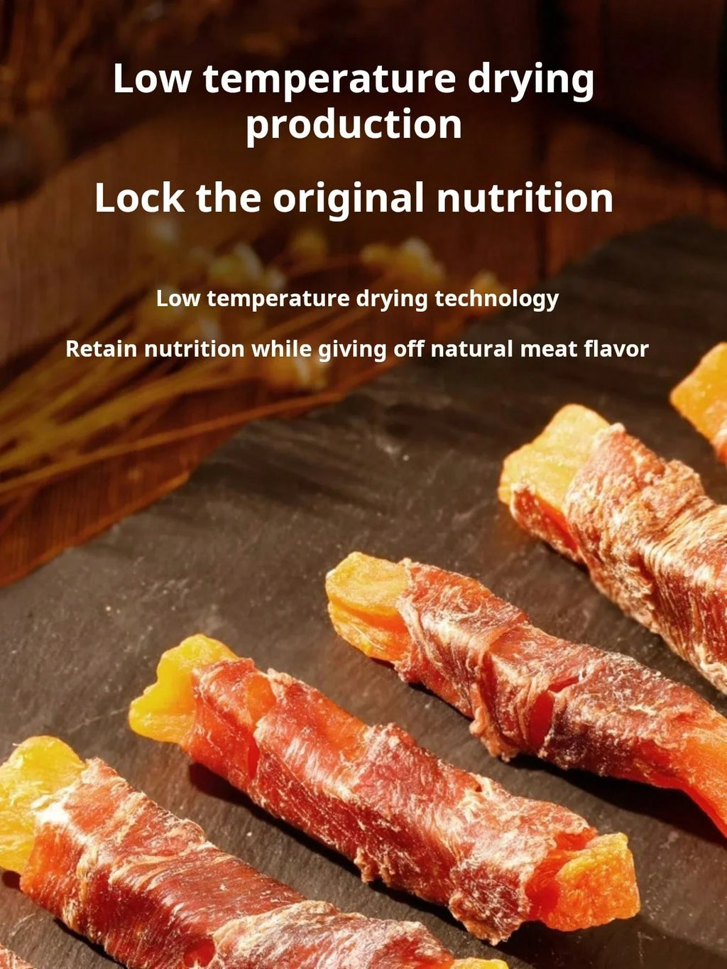 helety Pet Snacks-Chicken Or Duck Roasted Sweet Potato