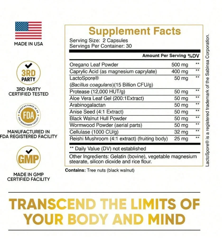 Candida Cleanse - Gut And Colon Support,  Loss Weight Products, Daily Suppliment, Healthy Care