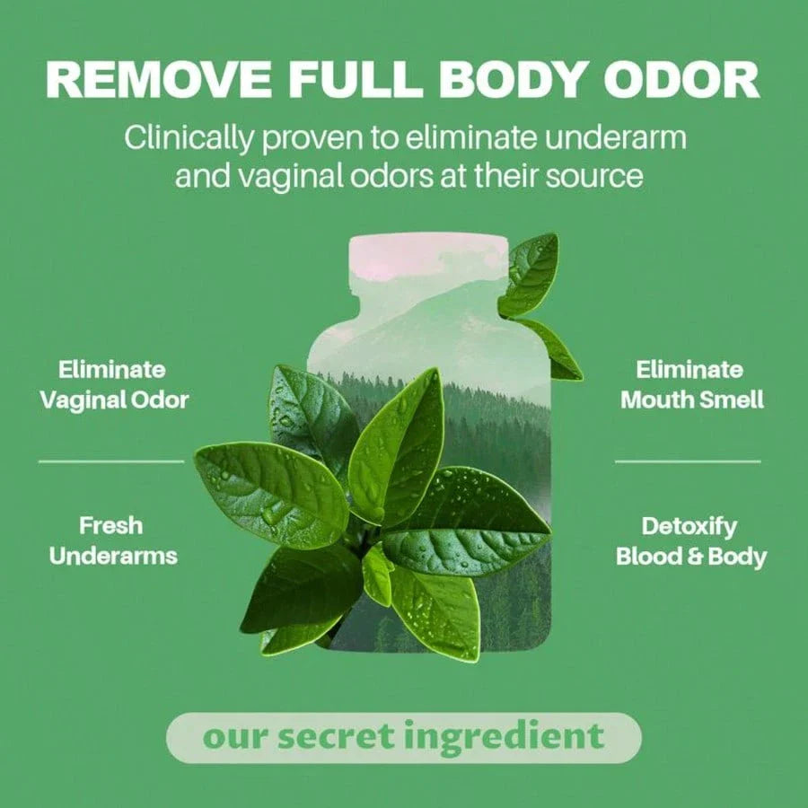 Body Odor Remove,7 In 1 Support,60 Capsules