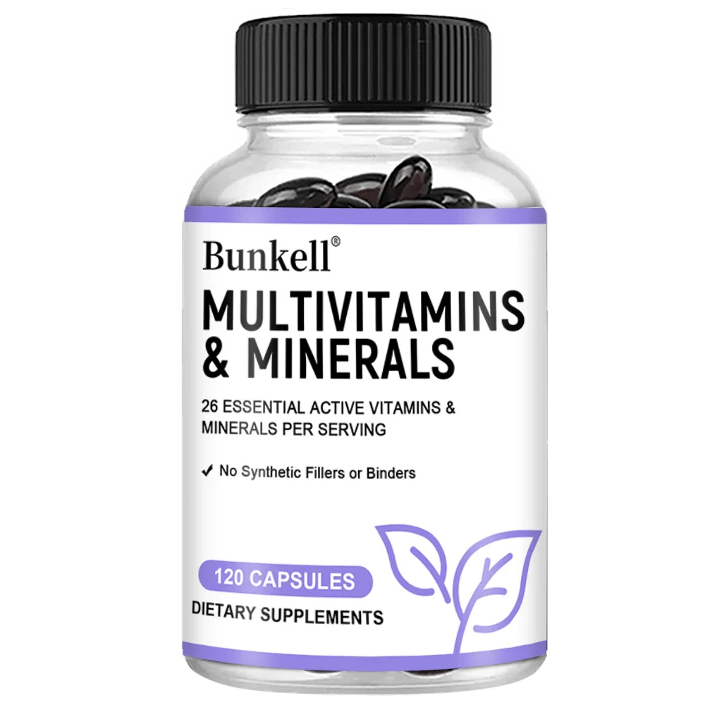 Mineral & Vitamin Complex Capsules - With Vitamin A, Vitamin D3 &Pantothenic Acid - 120 Capsules