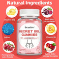 Secret BBL Gummies - With Vitamin B12 And Folate - Enhanced Curves - For A Fuller Figure - 60 Gummies